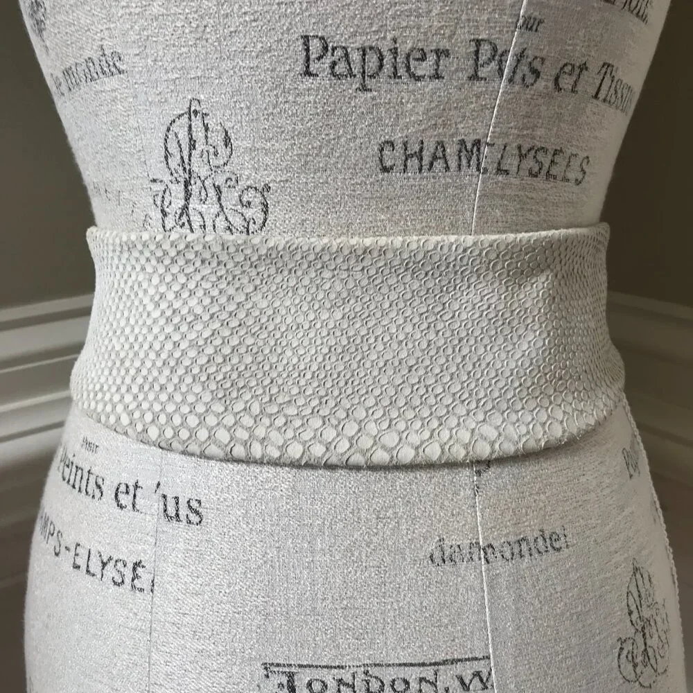 Ada Beige Textured Women’s Waist Belt